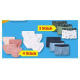 lupilu Kleinkinder Slip, 4 Stück/ Boxer, 3 Stück Lidl APP Preis 1 Set