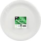 PapStar Grillteller Pure Ø 29 cm, Preisangabe ohne MwSt. (Preis inkl. MwSt. 14,39 €), METRO 50 Stück