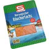 S-BUDGET Norwegischer Räucherlachs EUROSPAR 200 Gramm 1 Packung