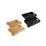 Silvercrest Bambus-Tablett-Set Lidl 2 Stück