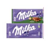 Promotion Bild von Milka Alpenvollmilch verschiedene Sorten Sutterlüty 1 Tafel