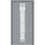 Promotion Bild von SplenDoor Aluminium-Sicherheitshaustür „MALMO“, grau 128274 HELLWEG 1 Stück
