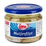 Elfin Matjesfilet mild od. mit Kräuter und Zwiebel BILLA PLUS 300 Gramm 1 Glas