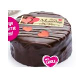 Bild von Sachertorte mit Muttertagsdeko 12 cm Sutterlüty 350 Gramm 1 Stück
