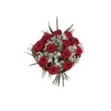 Rosenstrauß Exklusiv 12 Rosen mit großen Blütenköpfen Lidl 1 Bund