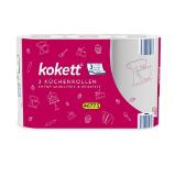 kokett Küchentücher 3-lagig HOFER 3 Stück