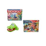 Hasbro Kinder Spiele Monopoly Junior, Cluedo Junior oder Kroko Doc Lidl 1 Set