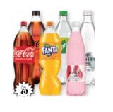 Coca-Cola Limonaden verschiedene Sorten oder Kinley Tonic Water Maximarkt 1 Liter 1 Flasche