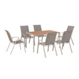 Promotion Bild von mömax Gartentischgruppe „FLORENZ“ 0348024301 mömax 7 Stück