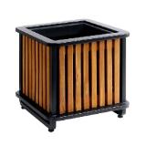 Dehner Akazienholz-Pflanzkasten 'Boston' ca. B33/H33/T33 cm Dehner 1 Stück