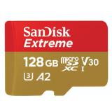 Promotion Bild von Sandisk Extreme microSDXC UHS-I-Karte + Adapter 128GB A2, V30 bis190MB/s Hartlauer 1 Stück