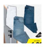 Up 2 Fashion Women Damen-Capri-/Cropped-Jeans Gr. 36 - 44 HOFER 1 Stück
