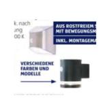 Promotion Bild von Casalux Solarleuchte Wandspots versch. Farben und Modelle HOFER 1 Stück