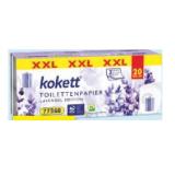 Promotion Bild von kokett XXL Toilettenpapier mit Duft 3-lagig HOFER 20 Stück 1 Packung