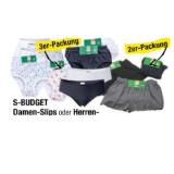 S-BUDGET Damen-Slips oder Herren-Boxershorts oder -Slips versch. Farben und Modelle Maximarkt 1 Packung