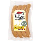 BERGER TIERWOHL Frankfurter, Preisangabe ohne MwSt. (Preis inkl. MwSt. 3,29 €), METRO 4 Stück