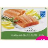 Landur Alaska-Wildlachs-Filets Denns BioMarkt 250 Gramm 1 Packung
