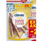 Clever clever Mini-Salami-Sticks XXL BILLA 200 Gramm 1 Packung