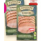 Juffinger Bio-Schinken div. Sorten Denns BioMarkt 80 Gramm 1 Packung