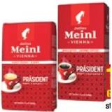 Promotion Bild von Julius Meinl Präsident Bohne oder gemahlen Maximarkt 500 Gramm 1 Packung