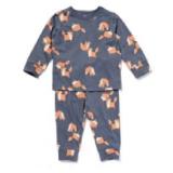Promotion Bild von Babypyjama, Baumwolle mit Fuchsmotiven anthrazit HEMA 1 Set