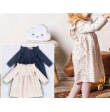 LILY & DAN Kleinkinder-Flanellkleid versch. Farben und Modelle HOFER 1 Stück