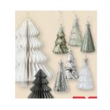 Dekobaum Papier grau, 8 x 6 cm Maximarkt 1 Stück