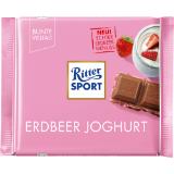 Ritter Sport Tafelschokolade Bunte Vielfalt Erdbeer Joghurt, Preisangabe ohne MwSt. (Preis inkl. MwSt. 1,64 €), METRO 1 Tafel