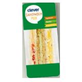 Clever Sandwich 3 Stk. Liptauer, Kürbis- und Eiaufstrich BILLA 1 Packung