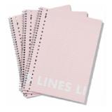 Promotion Bild von Collegeblocks, rosa, DIN A4, liniert HEMA 3 Stück 1 Packung