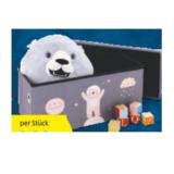 Promotion Bild von Home Creation Kinder-Textilbox/-Bank versch. Farben und Muster HOFER 1 Stück