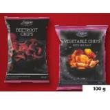 Deluxe Gemüsechips Rote Beete oder bunter Mix Lidl 100 Gramm 1 Packung