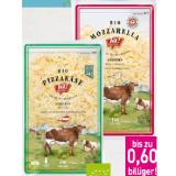 Ja! Natürlich Bio Pizzakäse oder Bio Mozzarella gerieben Sutterlüty 150 Gramm 1 Packung