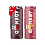 Gönrgy Energy Cola/Cherry, Paradise Punch zero oder Apfelringe zero INTERSPAR 0.50 Liter 1 Dose