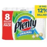 Plenty White Küchenrolle T&G 8 Rollen 1 Packung