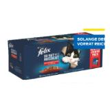 Felix Katzen-Nassfutter Jumbo Pack T&G 85 Gramm 44 Stück