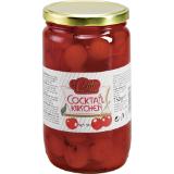 Il Conte Cocktailkirschen rot mit Stiel, Preisangabe ohne MwSt. (Preis inkl. MwSt. 7,69 €), METRO 750 Gramm 1 Glas
