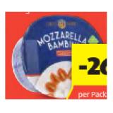 Promotion Bild von CUCINA Mozzarella Bambini HOFER 125 Gramm 1 Packung