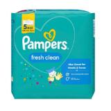 Bild von Pampers Feuchttücher  fresh clean od. sensitive BIPA 5 Stück