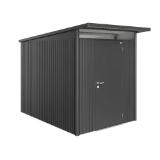 BIOHORT Metall-Gerätehaus AvantGarde Gr. A3 dunkelgrau-metallic Standardtür OBI 1 Stück