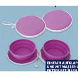 Romeo Faltbarer Reisefutternapf, Doppelpkg. HOFER 1 Packung
