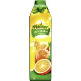 Pfanner Orangensaft 100%, Preisangabe ohne MwSt. (Preis inkl. MwSt. 2,46 €), METRO 1 Liter 1 Packung