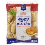 Metro Chef Cheddar od. Cream Cheese Jalapenos, Preisangabe ohne MwSt. (Preis inkl. MwSt. 10,66 €), METRO 1 Kilogramm 1 Packung