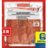 Promotion Bild von Wiesentaler Salami Aufschnitt versch. Sorten Lidl APP Preis 180 Gramm 1 Packung