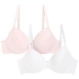 Damen BHs Jacquard weiß od. rosa KiK 2 Stück