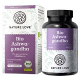 Promotion Bild von NATURE LOVE Bio Ashwagandha Nahrungsergänzungsmittel Kapseln BIPA 135 Stück
