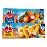 iglo Fischstäbchen oder Backfischstäbchen Lidl 1 Packung