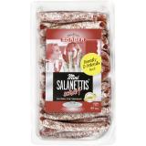 Sorger Salanettis Mini mild oder scharf, Preisangabe ohne MwSt. (Preis inkl. MwSt. 7,69 €), METRO 300 Gramm 1 Packung