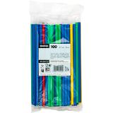 STARPAK Trinkhalme Mehrweg Bunt 22 cm, Preisangabe ohne MwSt. (Preis inkl. MwSt. 2,39 €), METRO 100 Stück