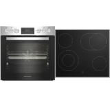 elektrabregenz Einbaugeräte-Set HE84091XRAF Edelstahl RED ZAC 1 Set